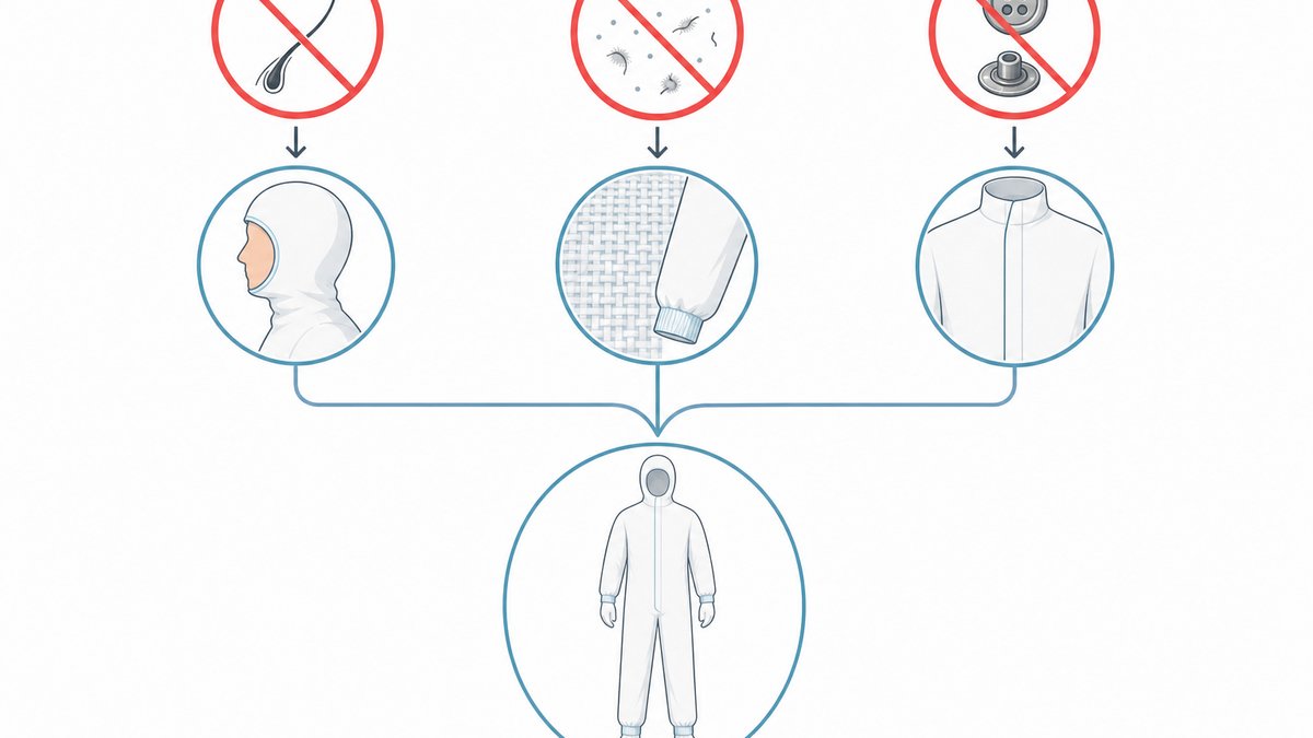 異物混入リスクから食品工場の衛生服を選ぶ判断軸