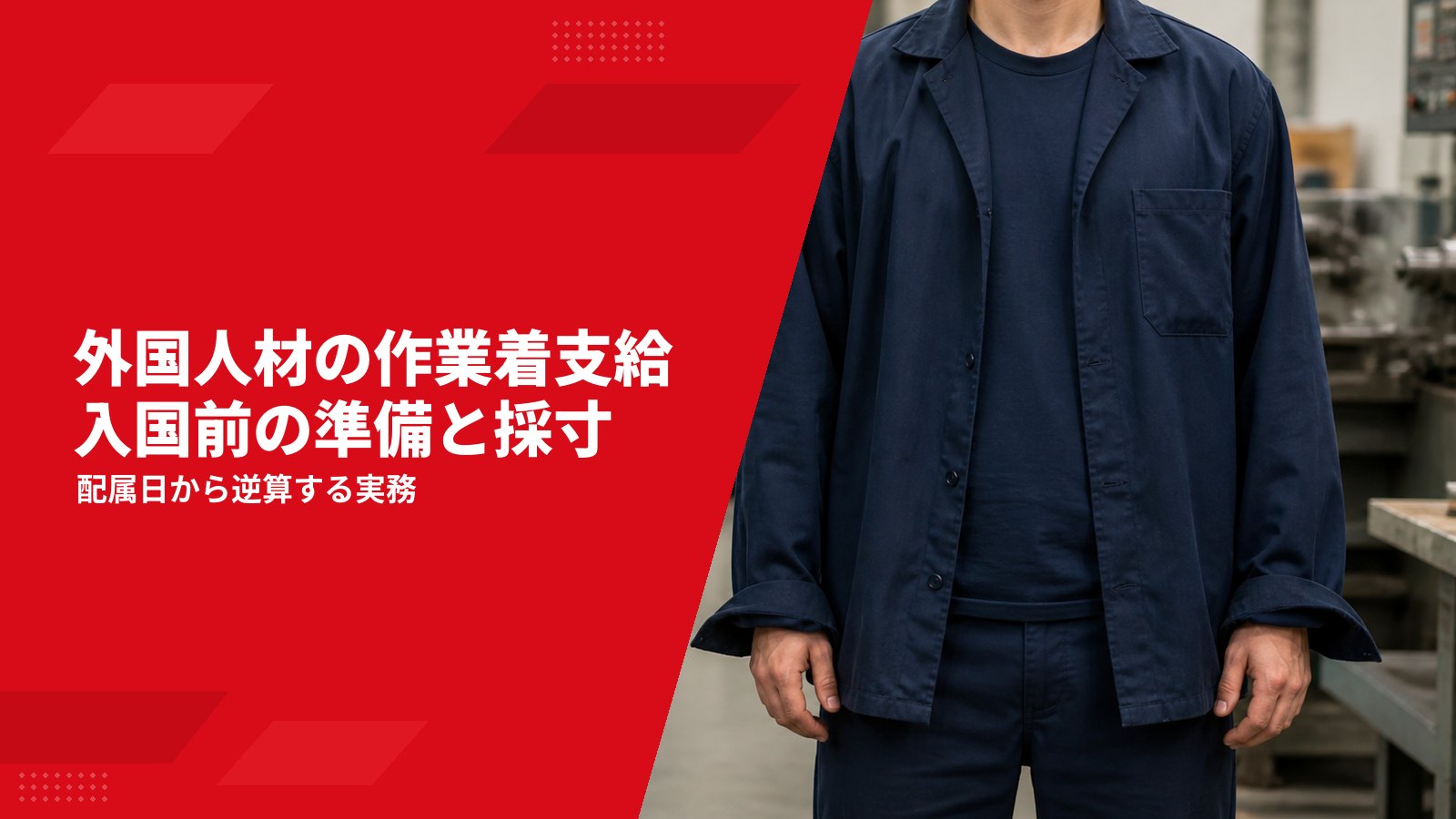 外国人技能実習生・特定技能の作業着支給|サイズ採寸・着用ルール・返却の実務