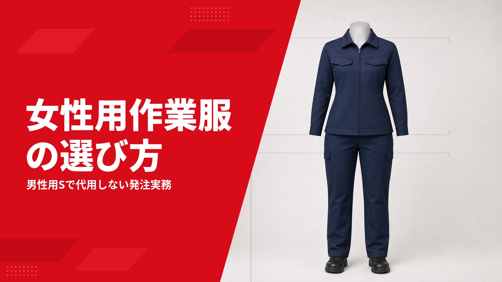 女性用作業服の選び方|体型に合うサイズ、試着、更衣室まで発注担当者向けに解説