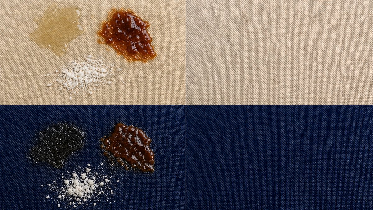 共通色でそろえたホール用と厨房用の制服の比較