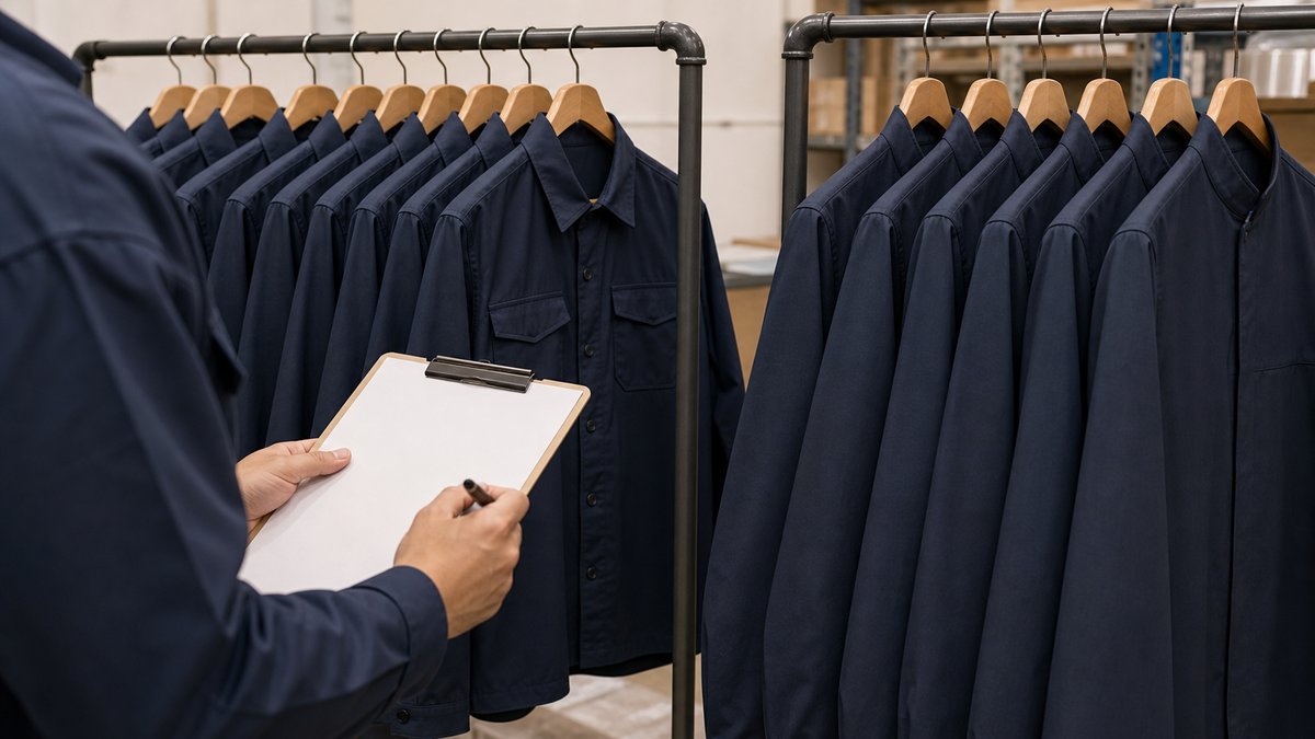 受付、デスクワーク、書類運搬で事務服にかかる負担を比べる場面
