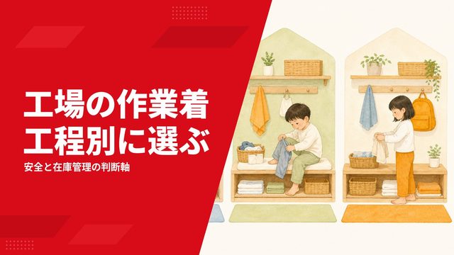 工場の作業着の選び方｜工程別の安全と全社統一を両立する判断軸