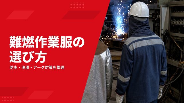 難燃作業服の選び方｜防炎との違いから洗濯・インナー・交換まで