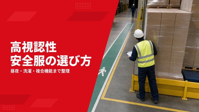 高視認性安全服の選び方｜JISのクラスから洗濯・交換・支給まで