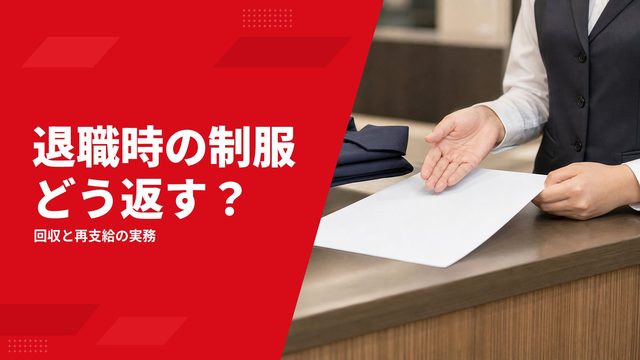 退職時の制服返却はどうする？クリーニング・未返却・再支給の実務